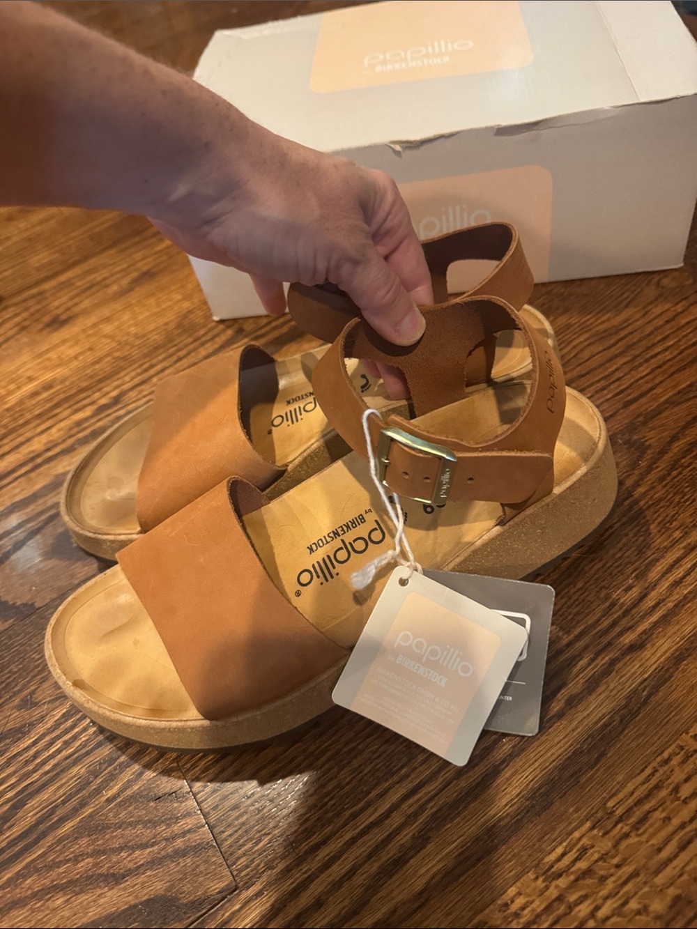 Papillio by Birkenstock Glenda in Size 39 Color Pecan